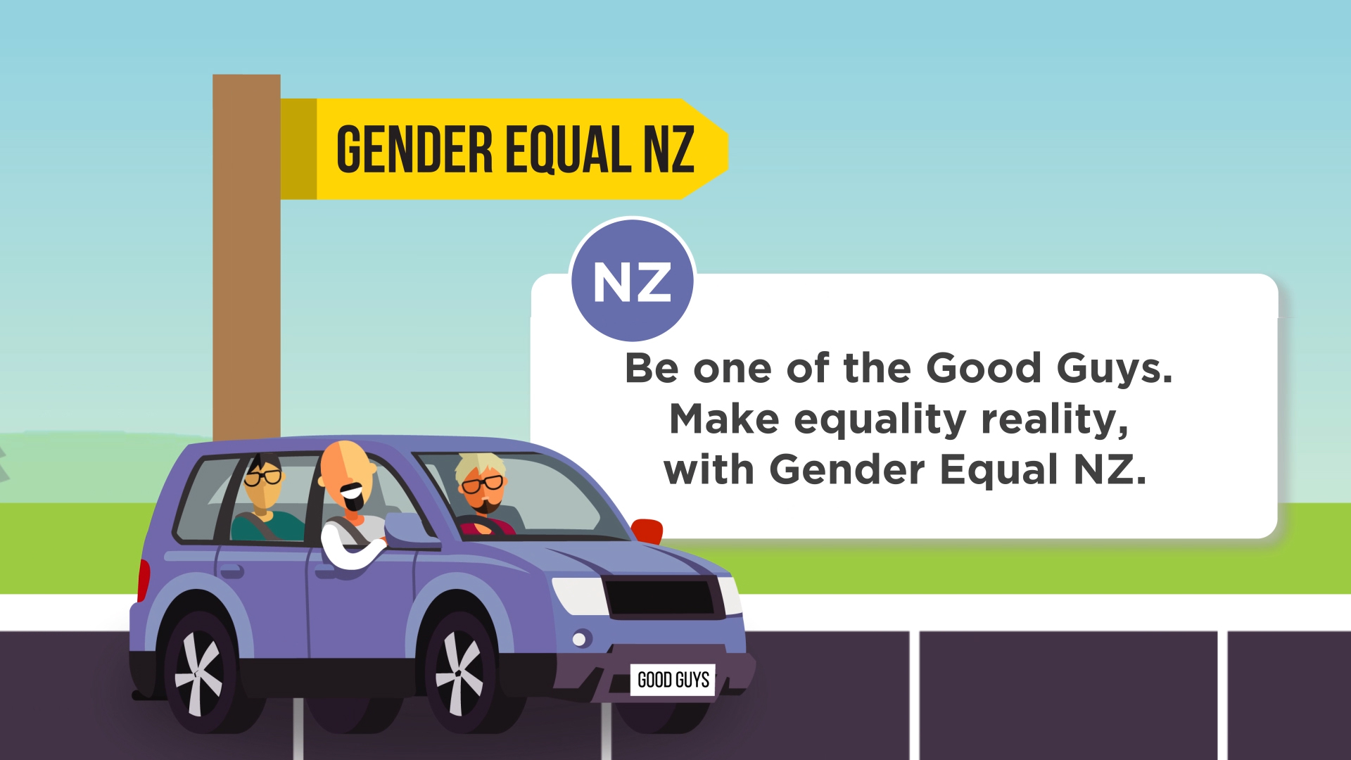 Gender Equal NZ Storyboard